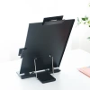 Cross-border exclusive reading stand, metal adjustable bookshelf, black office children's and students' reading stand, factory direct sales Application Scenario